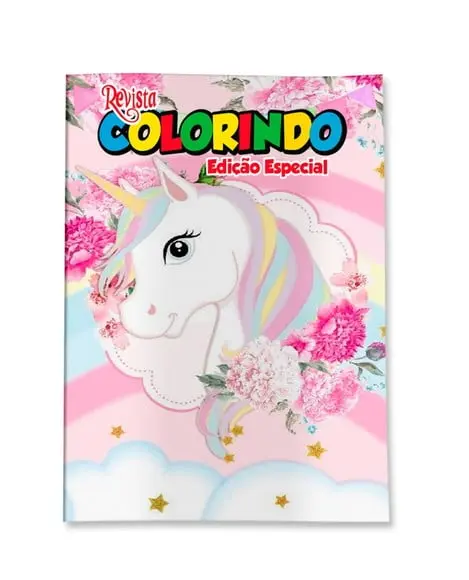 Revistinha para Colorir Unicórnio 14x10