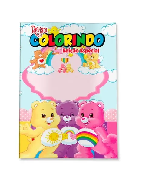 Revistinha para Colorir Ursinhos Carinhosos 14x10