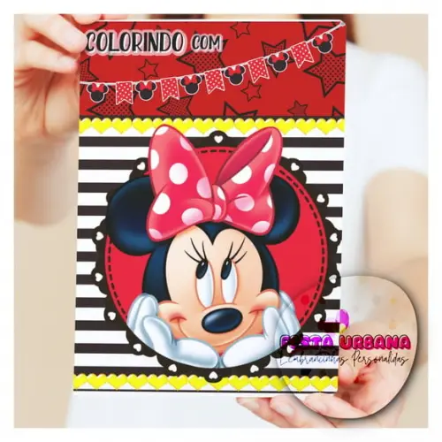 Revistinhas Para Colorir Minnie Tam G 15x21 Cm