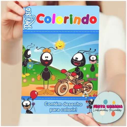 Revistinhas Para Colorir Smilinguido Tam G 15x21 Cm
