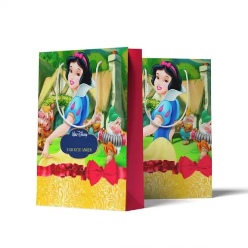 Sacolinha Personalizada Branca de Neve P
