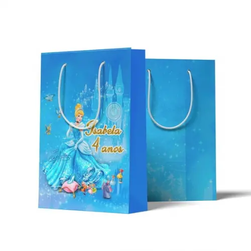 Sacolinha Personalizada Cinderela