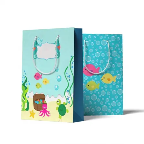 Sacolinha Personalizada Fundo do Mar