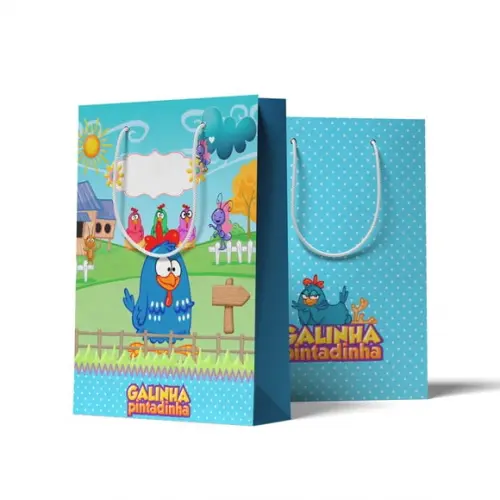 Sacolinha Personalizada Galinha Pintadinha