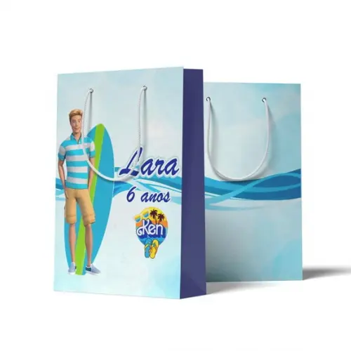 Sacolinha Personalizada Ken Barbie