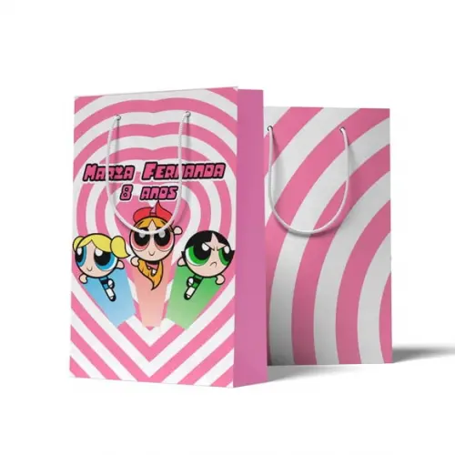 Sacolinha Personalizada Meninas Super Poderosas