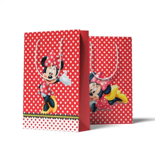 Sacolinha Personalizada Minnie Vermelha