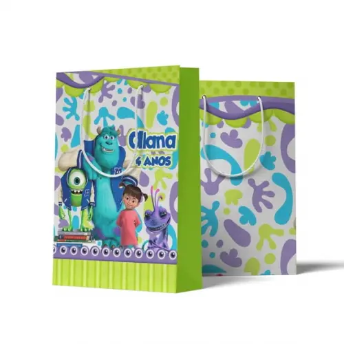 Sacolinha Personalizada Monstros Sa