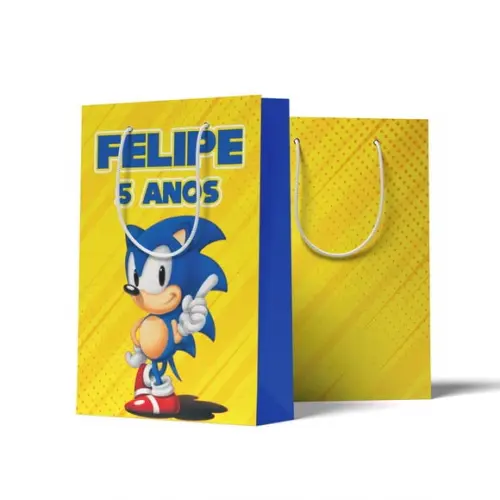Sacolinha Personalizada Sonic