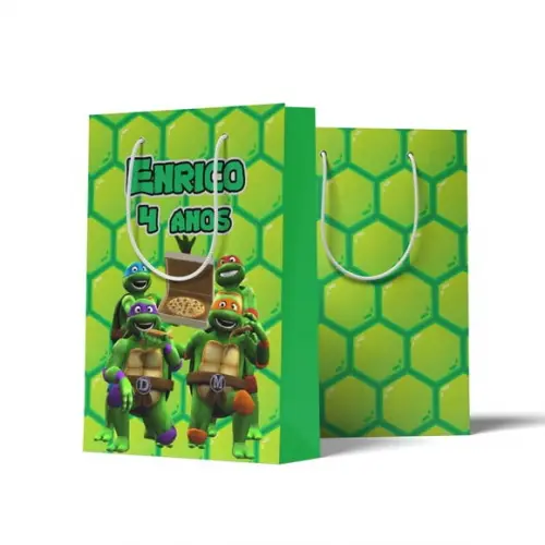 Sacolinha Personalizada Tartaruga Ninja