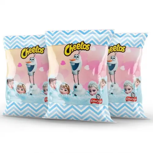 Salgadinho Cheetos Personalizado Frozen