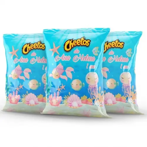 Salgadinho Cheetos Personalizado Fundo do Mar