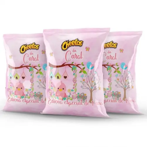 Salgadinho Cheetos Personalizado Jardim de Passarinhos