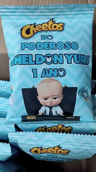 Salgadinho Cheetos Personalizado Mickey Fandangos