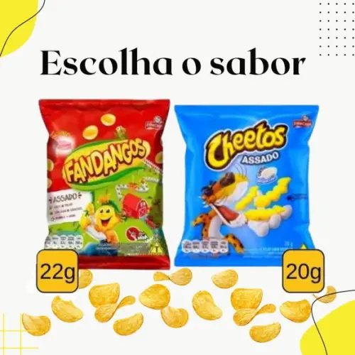 Salgadinho Cheetos Personalizado Minnie Confeiteira