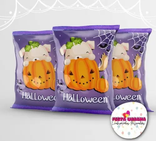 Saquinho Personalizado Dia Das Bruxas Halloween