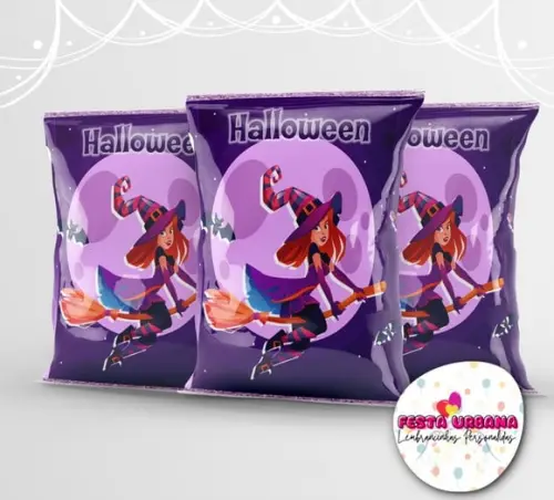 Saquinho Personalizado Dia Das Bruxas Halloween