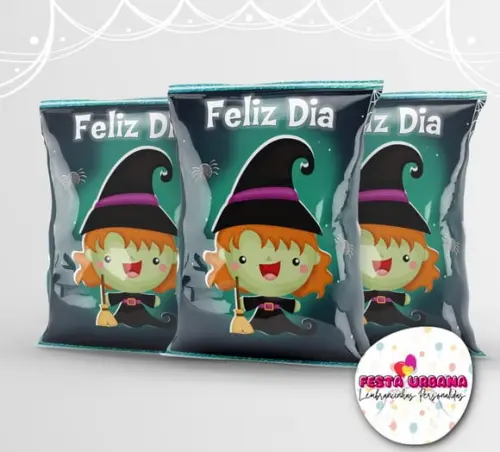 Saquinho Personalizado Dia Das Bruxas Halloween