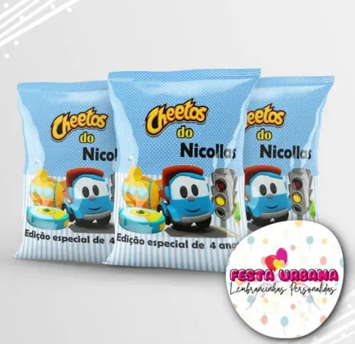 Saquinho Personalizado Leo e o Caminhão