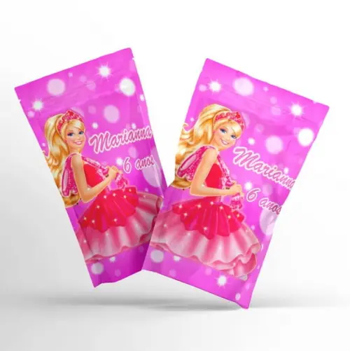Saquinho Zip Lock Barbie | G 12 X20 cm