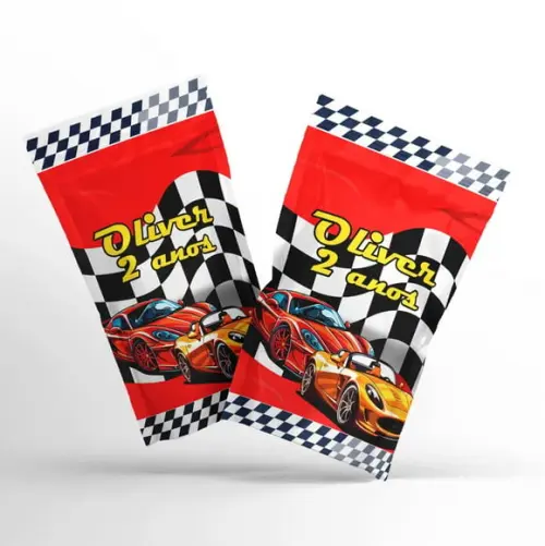 Saquinho Zip Lock Carros | G 12 X20 cm