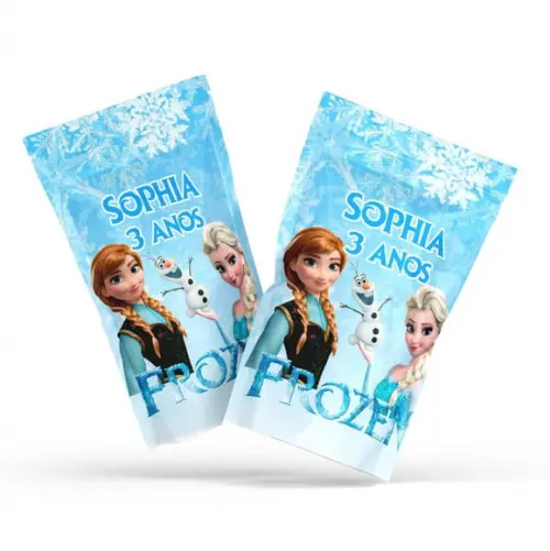Saquinho Zip Lock Frozen | G 12 X20 cm