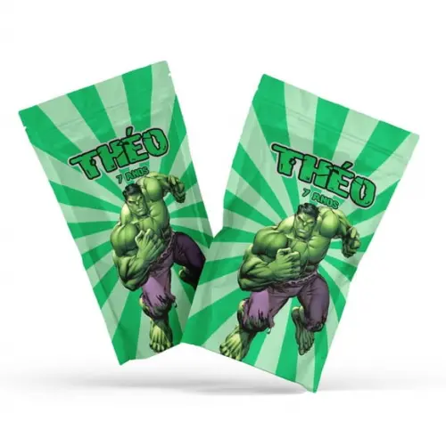 Saquinho Zip Lock Hulk | G 12 X20 cm