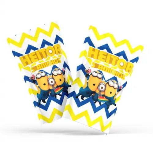 Saquinho Zip Lock Minions | G 12 X20 cm