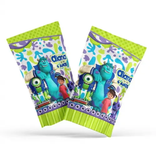 Saquinho Zip Lock Monstros Sa | G 12 X20 cm