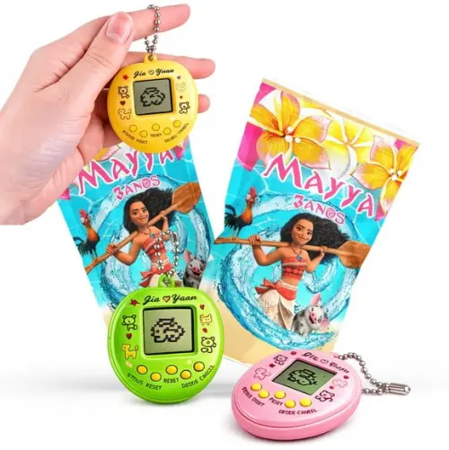 Tamagotchi Moana | Bichinho Virtual no Zip Metalizado