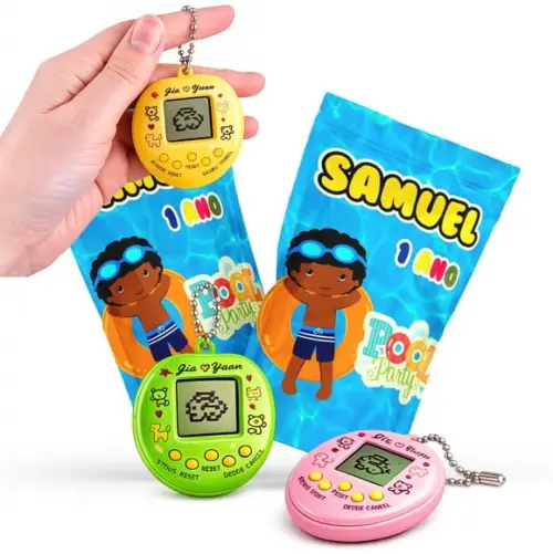 Tamagotchi Pool Party Menino | Bichinho Virtual