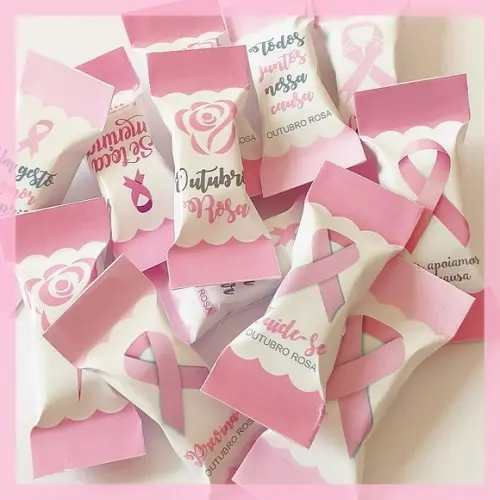 Balinha Outubro Rosa | Lembrancinha Festa Infantil