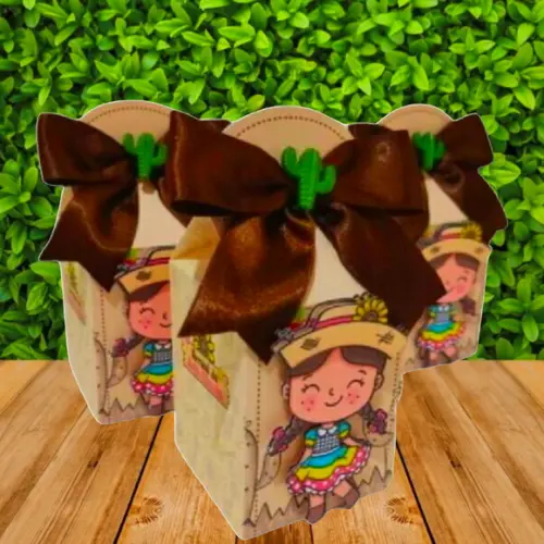 Caixinha Personalizada Milk Menina Caipira Festa Junina Arraiá | Lembrancinha Festa Infantil