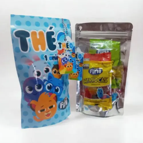 Saquinho Metalizado Ziplock Fini Pokémon no Zip Lock Personaliza