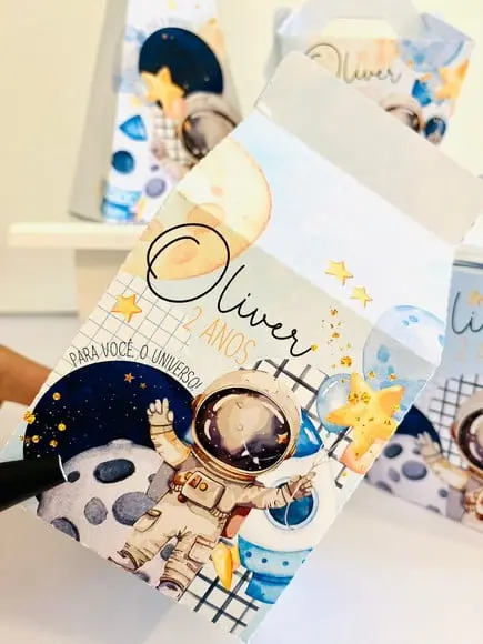 Kit 40 Caixinhas Astronauta Lembrancinhas Personalizadas | Lembra