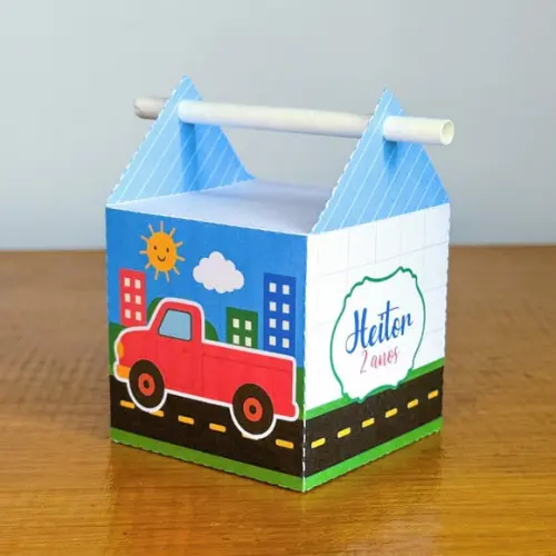Kit 40 Caixinhas Carrinho Lembrancinhas Personalizadas | Lembranc