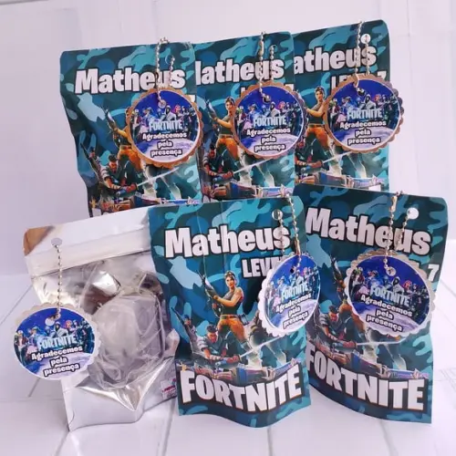 Saquinho Metalizado Ziplock Divertidamente Relógio no Personaliz