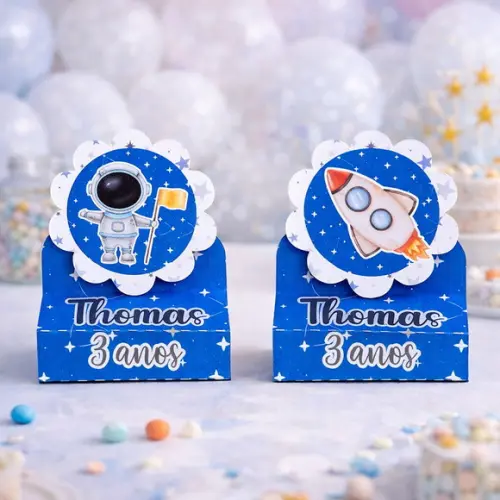 Porta Bis Duplo Astronauta Lembrancinha | Lembrancinha Festa Infantil