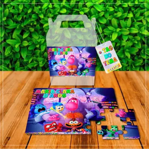 Caixinha Personalizada Divertidamente 2 24 Peças + Acetato | Lembrancinha Festa Infantil