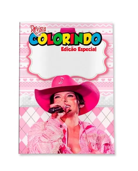 Livro de Colorir Ana Castela 14x10 Personalizado | Kit Colorir Infantil | Lembrancinha Festa Infantil
