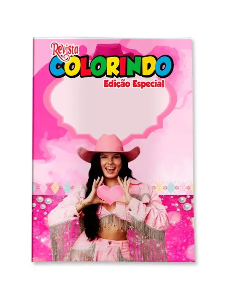 Livro de Colorir Ana Castela 14x10 Personalizado | Kit Colorir Infantil | Lembrancinha Festa Infantil
