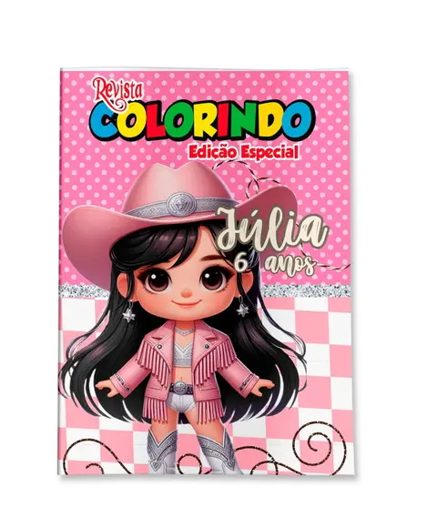 Livro de Colorir Ana Castela 14x10 Personalizado | Kit Colorir Infantil | Lembrancinha Festa Infantil