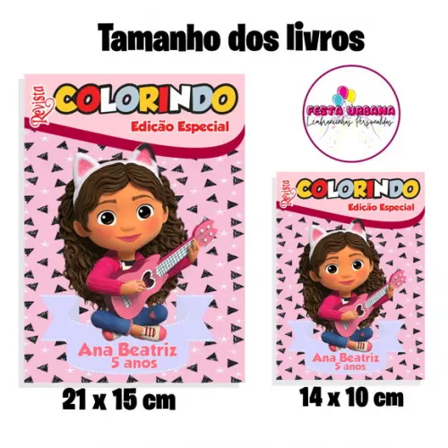 Livro de Colorir Hot Wheels 14x10 Personalizado | Kit Colorir Inf