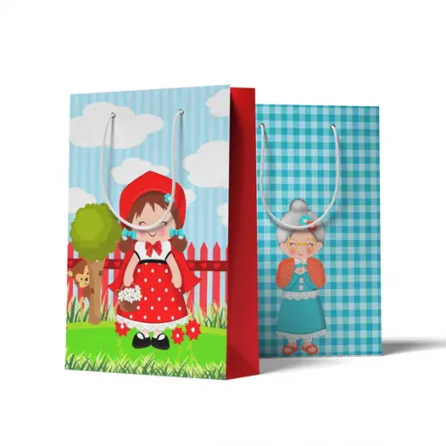 Sacolinha Personalizada Personalizada Chapeuzinho Vermelho | Lembrancinha Festa Infantil