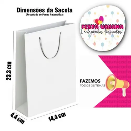 Sacolinha Personalizada Personalizada Divertidamente | Lembrancin