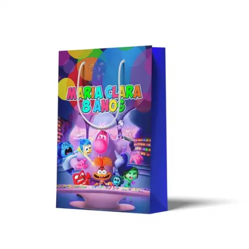 Sacolinha Personalizada Personalizada Divertidamente | Lembrancinha Festa Infantil