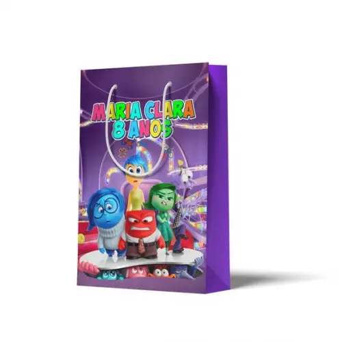 Sacolinha Personalizada Personalizada Divertidamente | Lembrancinha Festa Infantil
