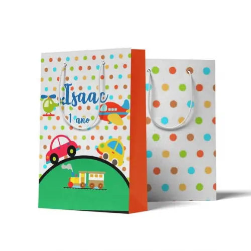 Sacolinha Personalizada Personalizada Meio de Transportes | Lembrancinha Festa Infantil