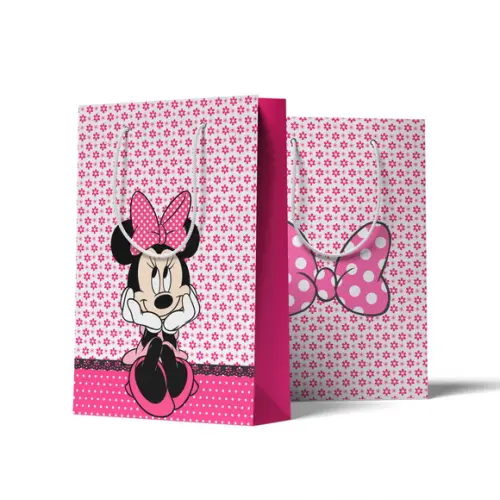 Sacolinha Personalizada Personalizada Minnie Rosa | Lembrancinha Festa Infantil
