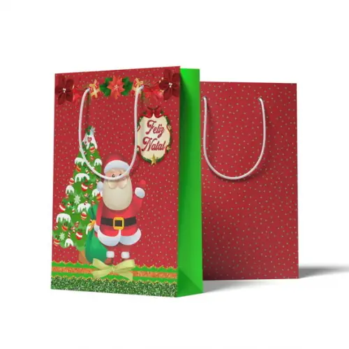 Sacolinha Personalizada Personalizada Natal | Lembrancinha Festa Infantil